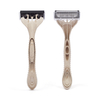 Eco Friendly Disposable Razor Recycling Material Biodegradable Wheat Straw Five Blade Shaving Razor