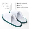 Custom 5 Stars Cheap Luxury Soft Closed Toe Washable White Coral Fleece Disposable Hotel Slippers