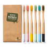 High-End Soft Toothbrush Natural Wooden Health And Protection Bamboo And Wood Toothbrush 