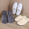 Customized Logo Comfortable And Soft Cotton Hotel Spa Disposable Slippers