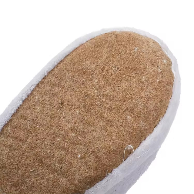 Hotel Breathable Non-Slip Slippers Summer Closed Toe Spa Slippers with Cork Sole