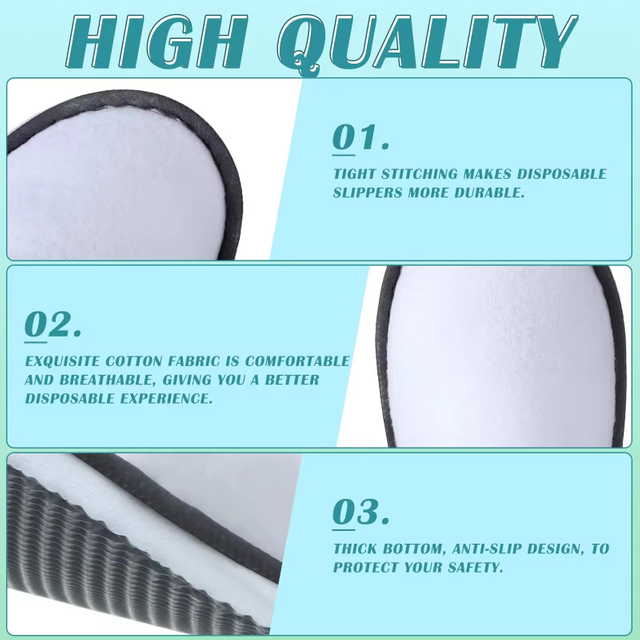 Wholesale Velvet Guests Disposable Slippers Closed Toe Spa Slippers for Women