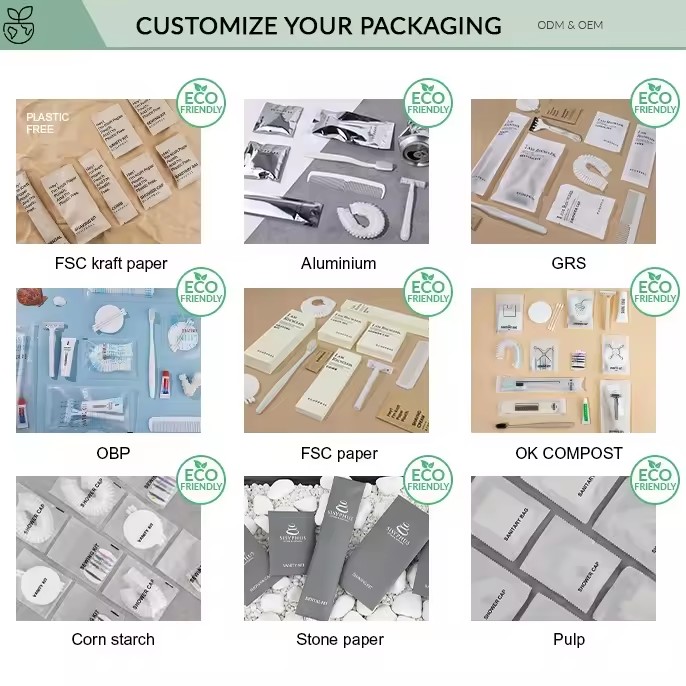 Biodegradable Dry Amenities Dental Kit