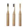 Portable Bamboo Folding Brush Bamboo Charcoal Toothbrush Travel Camping Hiking Outdoor