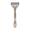 Eco Friendly Disposable Razor Recycling Material Biodegradable Wheat Straw Five Blade Shaving Razor