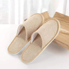 Disposable Biodegradable Eco Friendly Cotton Linen Spa Hotel Slippers