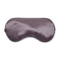 Organic Soft Silk Airplane Hotel Sleep Eye Mask with Adjustable Strap