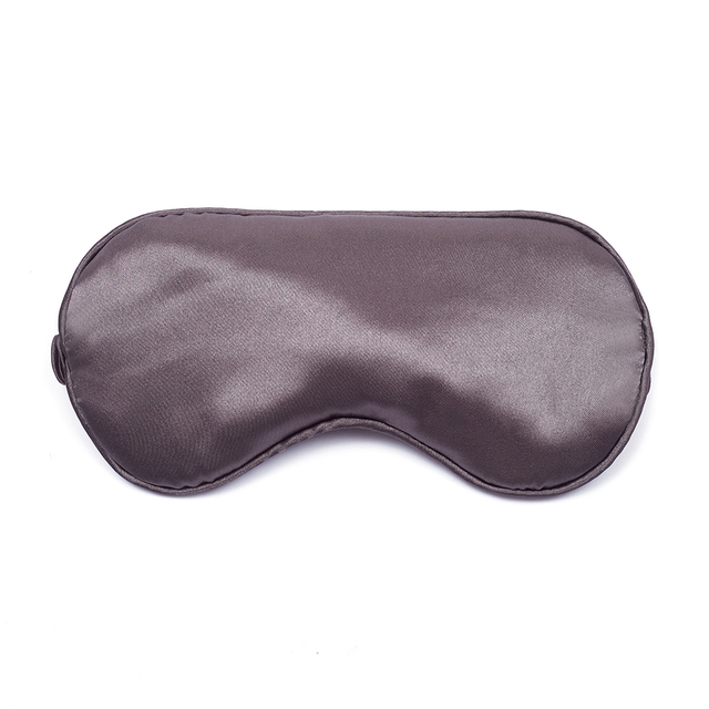 Organic Soft Silk Airplane Hotel Sleep Eye Mask with Adjustable Strap