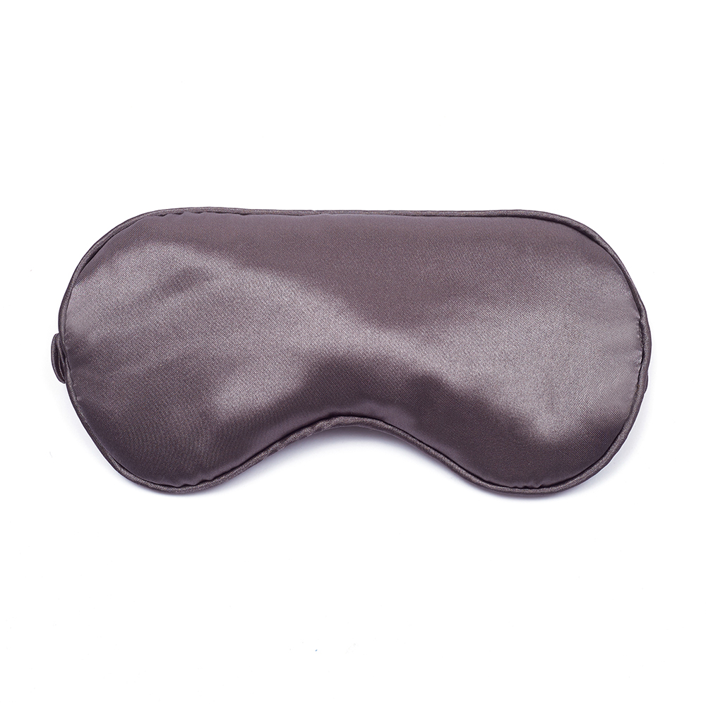 Organic Soft Silk Airplane Hotel Sleep Eye Mask with Adjustable Strap