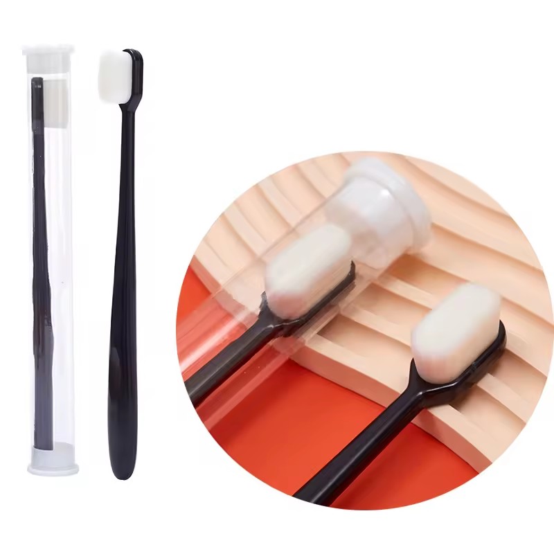 Custom Logo Adult Oral Hygiene Toothbrush Soft Bristle Million Fiber Tooth Brush