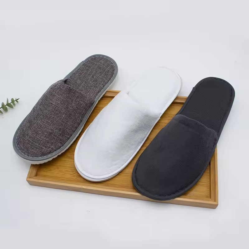 5 Star Hotel Disposable Slippers Custom Luxury Soft Slipper For Guest Room