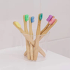 Custom Private Logo Organic Biodegradable Bamboo Toothbrush with Castor Oil Bristles
