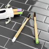 Wholesale Soft Fur Flat Bamboo Environmental Protection Hotel Toothbrush