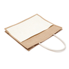 Large Capacity Custom Sublimation Textile Blanks Burlap Shopping Tote Bag For Heat Transfer