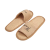 Wholesale Coconut Coir Fiber Natural Hotel Slipper Eco-Friendly Linen Hotel Slippers