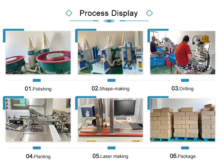 Bamboo toothbrush production process