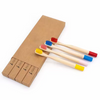 Bamboo Toothbrushes BPA Free Soft Bristles Natural Toothbrush Set