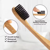 Natural Bamboo Charcoal Soft color Bristles Toothbrushes Kids Bamboo Toothbrush
