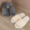 Customized Logo Comfortable And Soft Cotton Hotel Spa Disposable Slippers