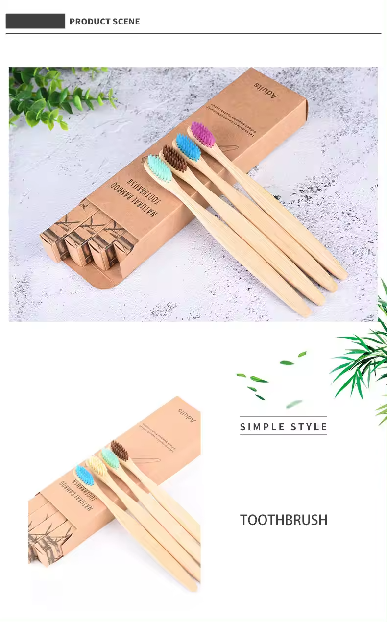Travel Case Bamboo Toothbrush