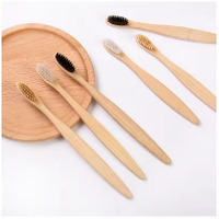 High Quality Custom Wholesale Clean Teeth Bamboo Toothbrush