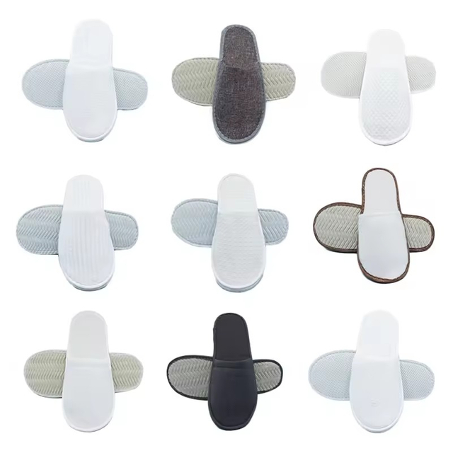 5 Star Hotel Disposable Slippers Custom Luxury Soft Slipper For Guest Room