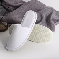 Wholesale Hotel Velour Slippers Recycled Biodegradable Terry Slippers 