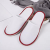 Wholesale Factory Supply Custom Logo Printed Bulk White Disposable Hotel Slippers