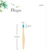 Wholesale Big Head Travel Case Round Tail Set Bamboo Toothbrush