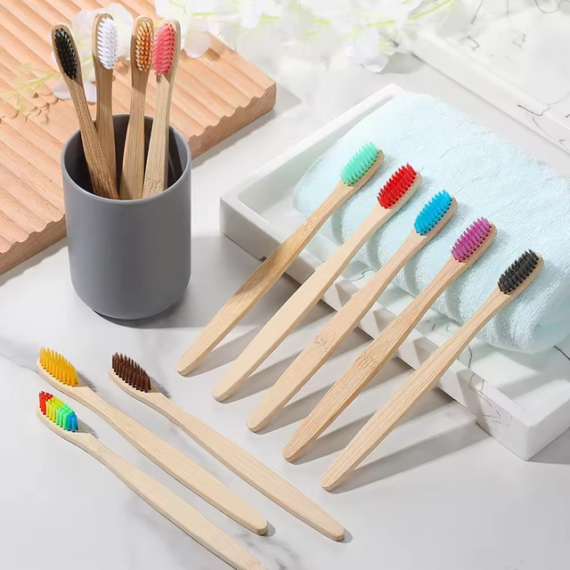 Cepillo Dientes Bambu Brosse A Dent Bambou Charcoal Wholesale Bamboo Toothbrush