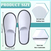 Wholesale Velvet Guests Disposable Slippers Closed Toe Spa Slippers for Women