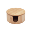  Bamboo Makeup Remover Pads Box Dispenser Bamboo Jar For Makeup Cotton