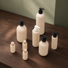 Eco-Friendly Hotel Supplies Cosmetic Container Biodegradable Wheat Straw Bottle Dispenser for Shampoo Shower Gel Empty Container