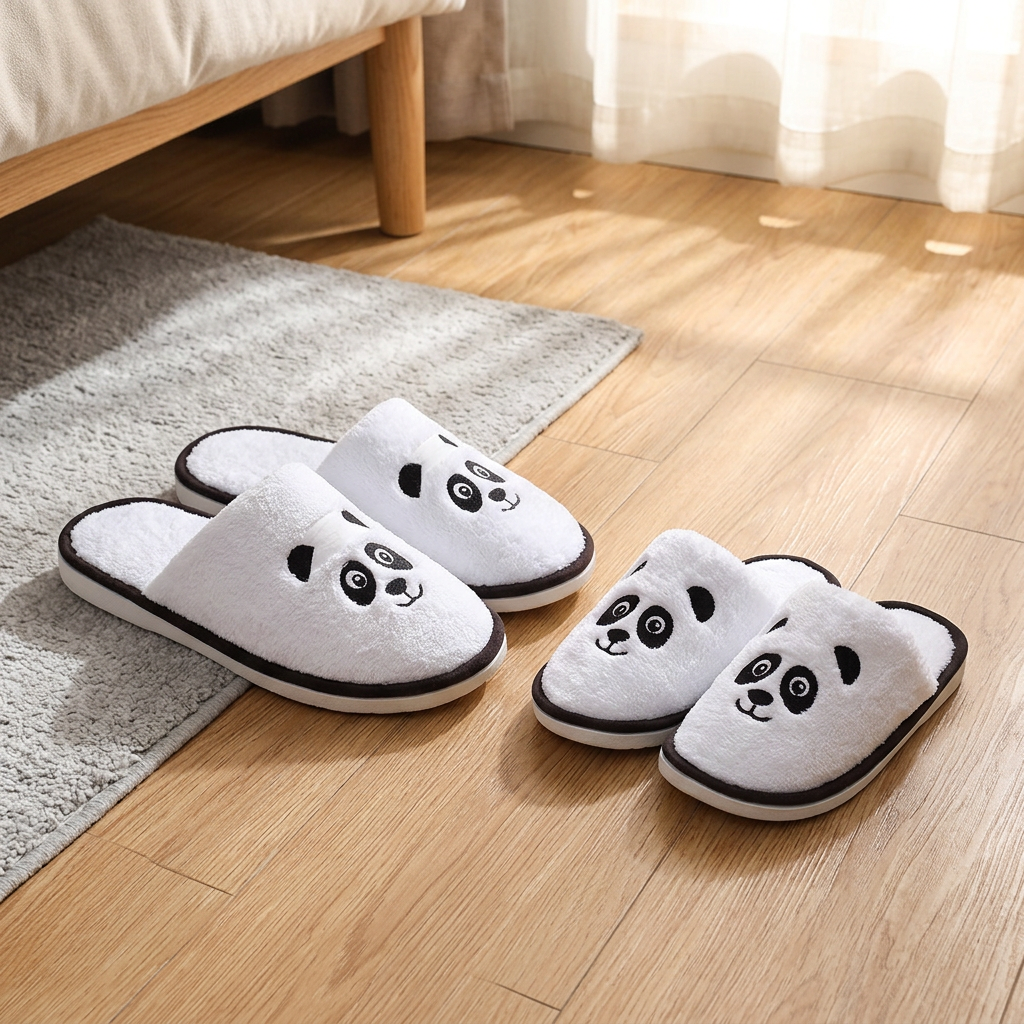Kids Cute Cartoon Hotel Slipper Closed Toe Luxury Coral Fleece EVA Sole Spa 5 Star Hotel Slippers With OEM Logo