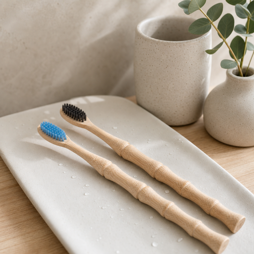 Home Use Soft Bristle Natural Bamboo Toothbrush with Nylon Teeth Whitening Toothbrushes Charcoal