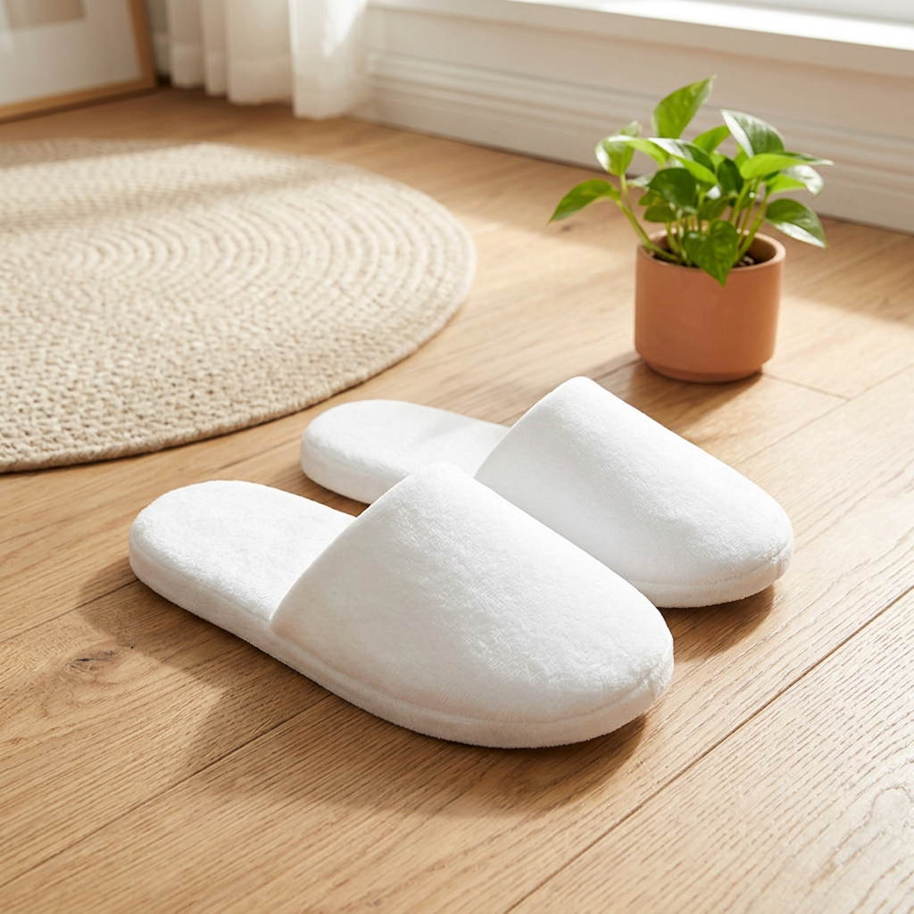 Soft Thick Sole Anti slip Ready Stock Low MOQ Hotel Amenities for Guests Coral Fleece Slippers