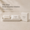 OEM Custom Disposable Portable Lightweight Mini Soap Travel 50g Hospitality Bathroom Guest Hotel Soap