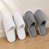 Wholesale OEM Custom Logo Luxury Economical Personalized White Hotel Room Spa Guest Environmentally Friendly Disposable Slippers