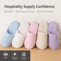 Colorful High Quality slippers Hotel Eco-Friendly Wedding slippers for Guests Travel Wholesale Cheaper Price