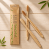 Biodegradable Bamboo Toothbrushes BPA Free Soft Bristles Toothbrushes Natural Eco-Friendly Green and Compostable