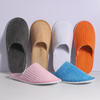 Ready Stock Eco-Friendly Coral Velvet Hotel Slippers Disposable Spa Slipper Closed Toe Travel Cheap Toiletries Low MOQ Wholesale