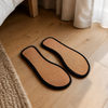 Factory OEM Eco-Friendly Recyclable Palm Cork Flip Flops Indoor Hotel Spa Travel Airline Use Slippers