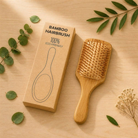 Custom Size Natural Bamboo Comb Personal Wood Comb Suitable for All Ages Hotel Bathroom Supplies