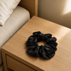 Recyclable Double Imitated Silk Eye Mask with Custom Logo Shading Blind Fold for OEM Brand Hotel Amenities