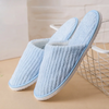 Wholesale Colorful Eco-Friendly Coral Fleece Slippers for Hotel Spa Airline Bedroom Travel Guest